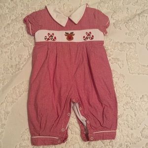 Smocked Christmas outfit